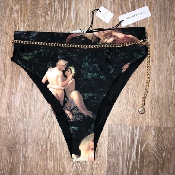 WEWOREWHAT Emily Belted Painted Angels Bottom XS - Picture 3 of 11